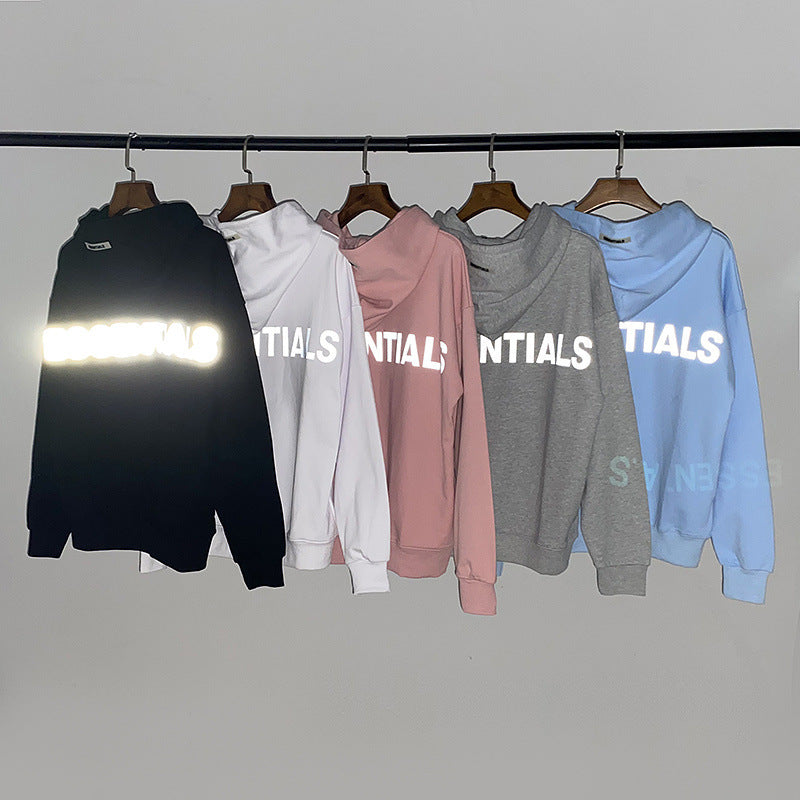Fear Of God ESSENTIALS Hoodies 3M Reflective Logo