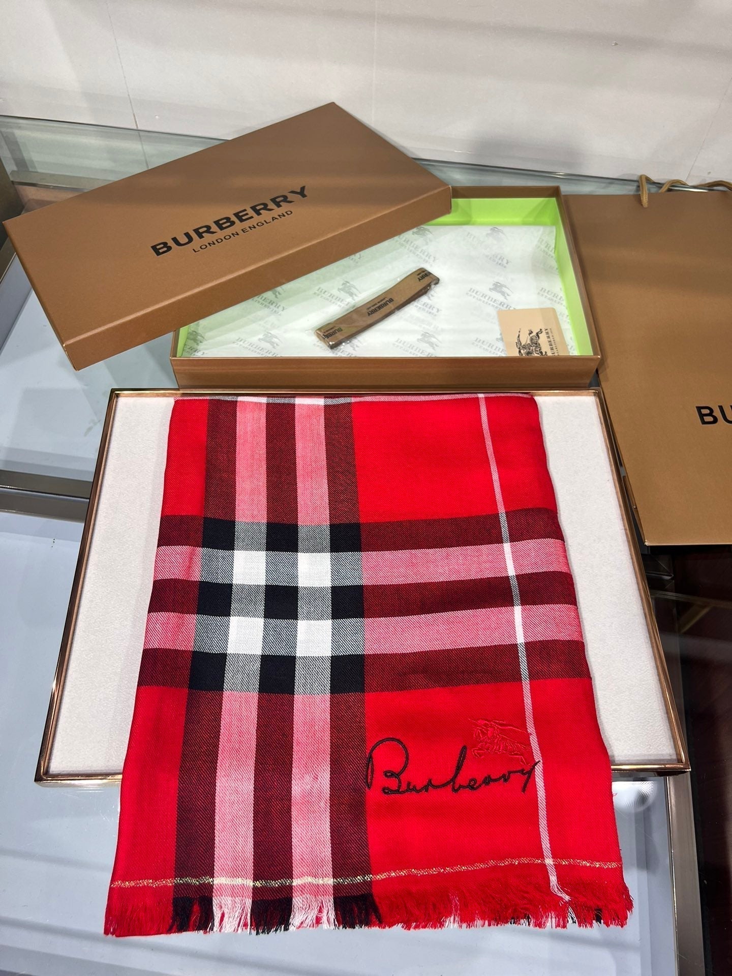 BBR SCARF 200 CM IN CASHMERE 490987