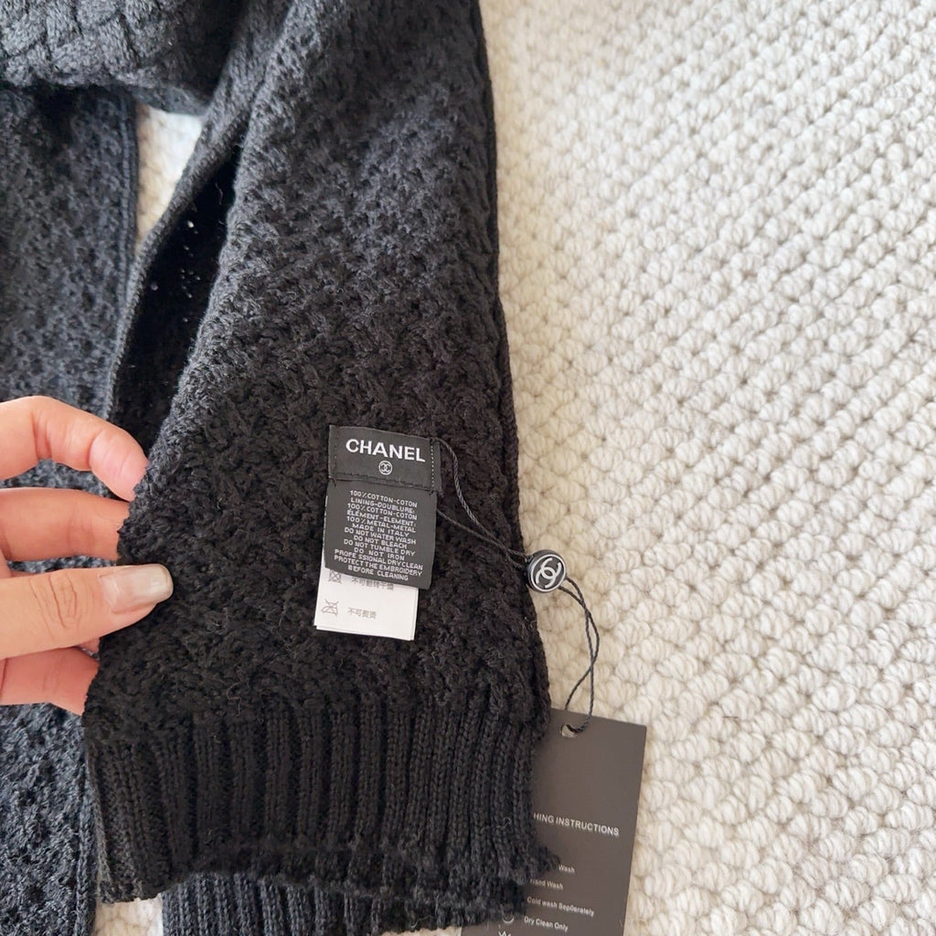 C&C Set of Beanie and Scarf in Black