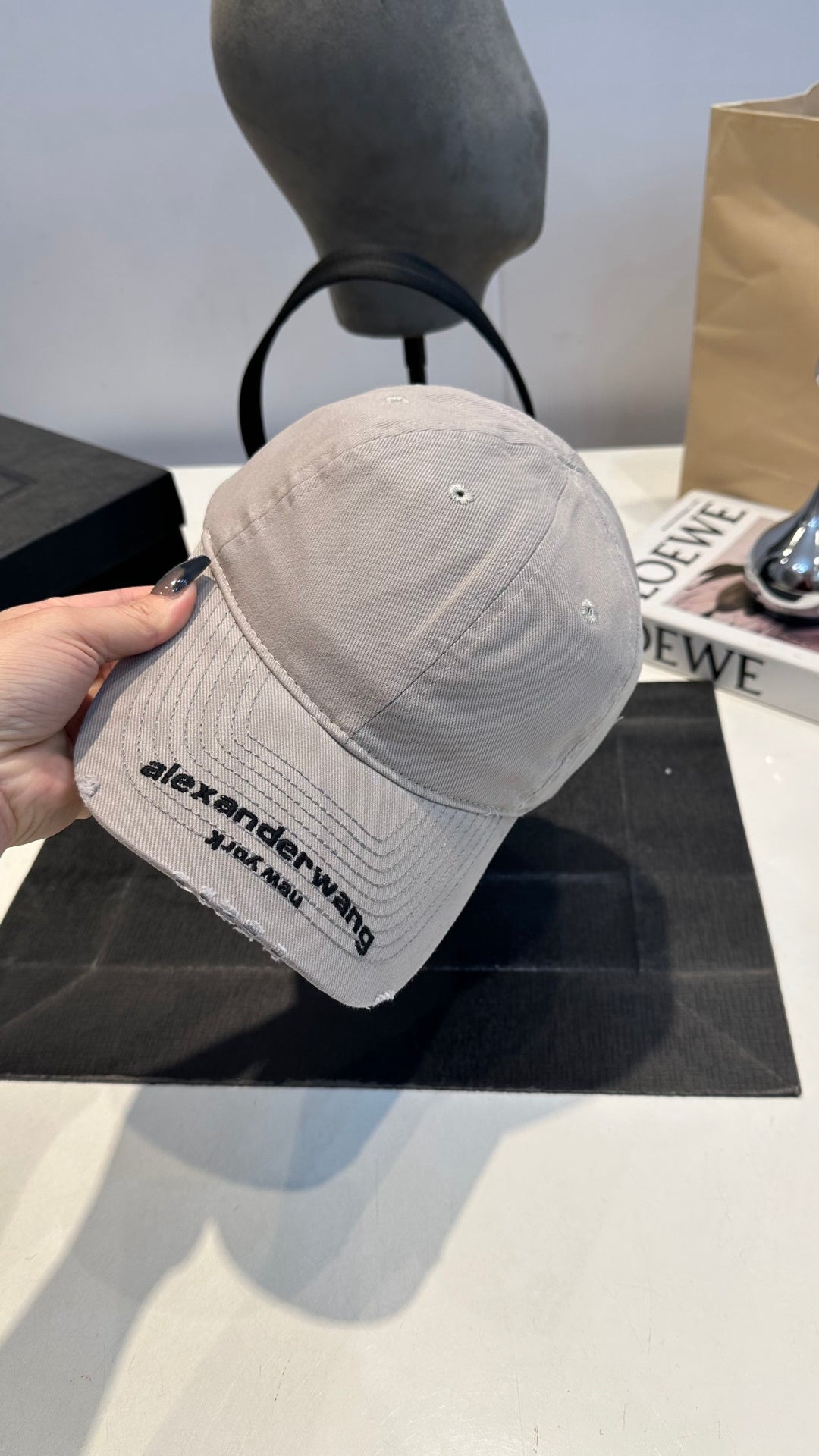 Minimalist Distressed Cap for Effortless Style