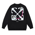 Off White Logo Cotton Sweatshirts