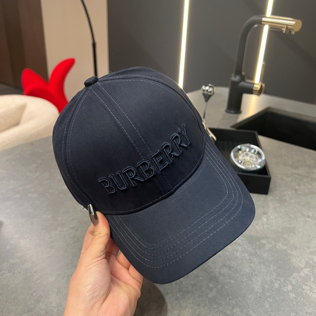 Essential Navy Cap with Embroidered Detailing