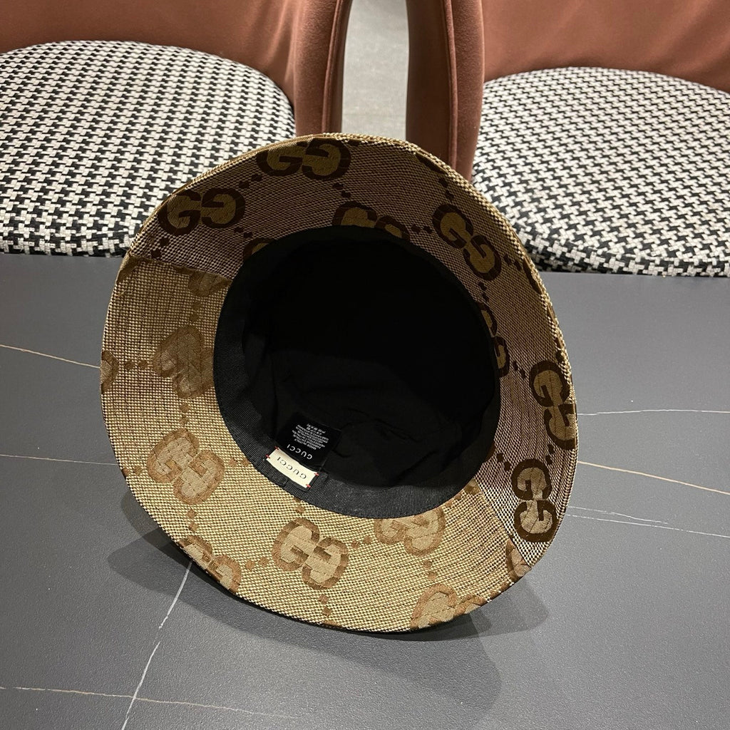 Classic Monogram Canvas Bucket Hat - Premium Unisex Streetwear