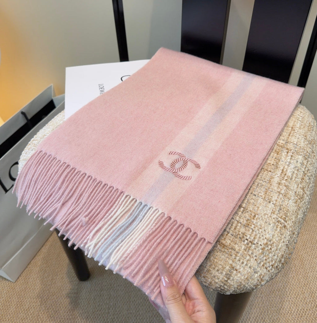 CHANEL 25S SCARF 180 CM IN CASHMERE 942892