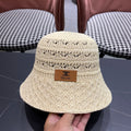 CELINE BUCKET HAT MODEL 651871 IN BEIGE CROCHET