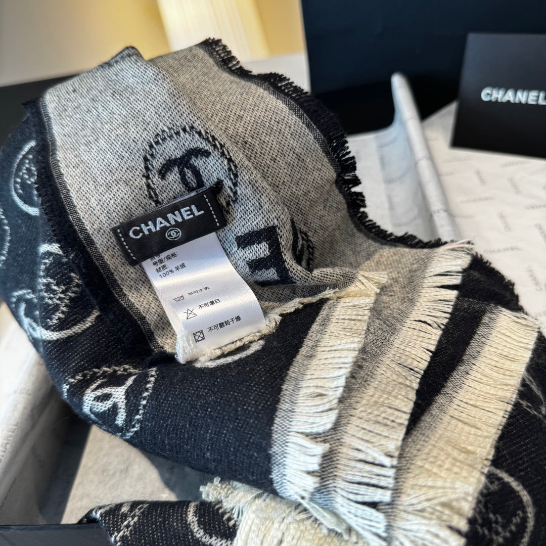 CHANEL 25S SCARF 200 CM IN CASHMERE 942945