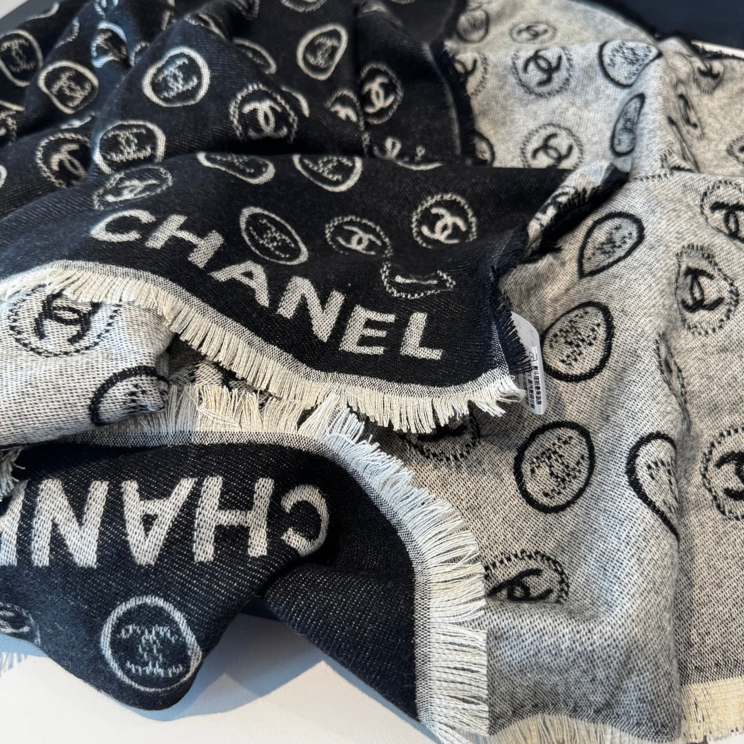 CHANEL 25S SCARF 200 CM IN CASHMERE 942945