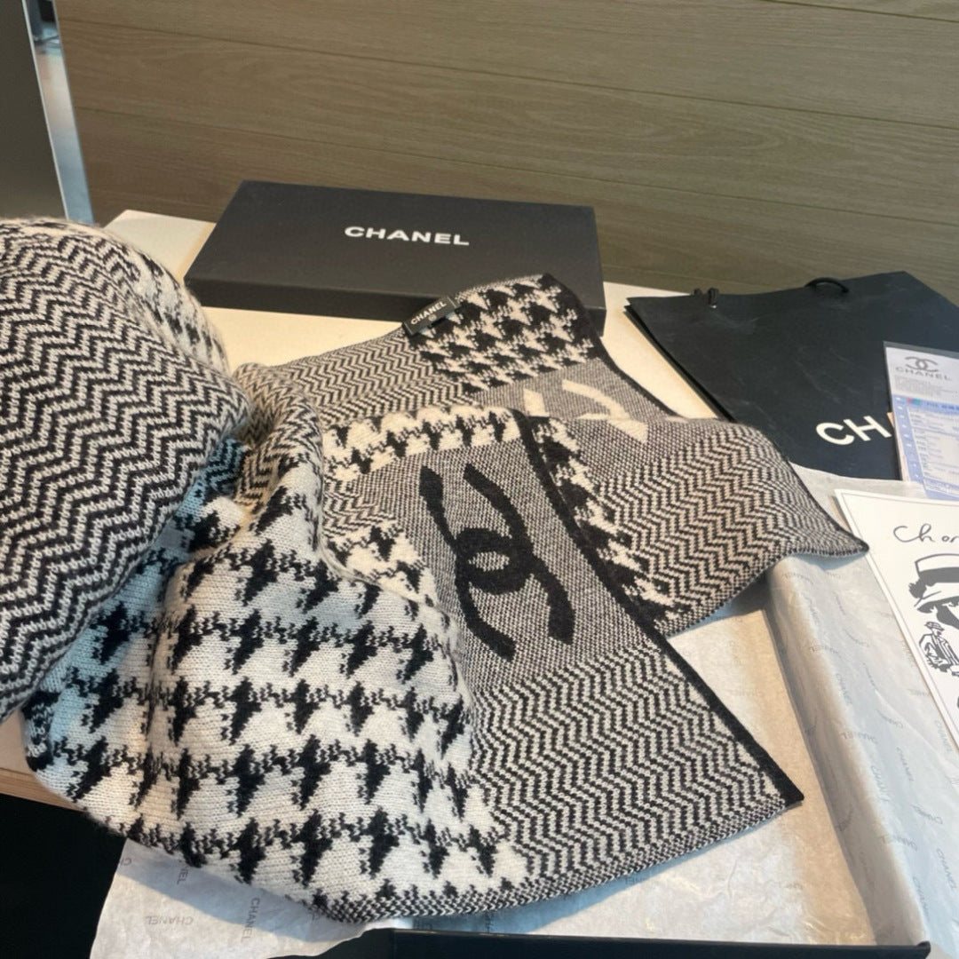 CHANEL 25S SCARF 190 CM IN CASHMERE 942958