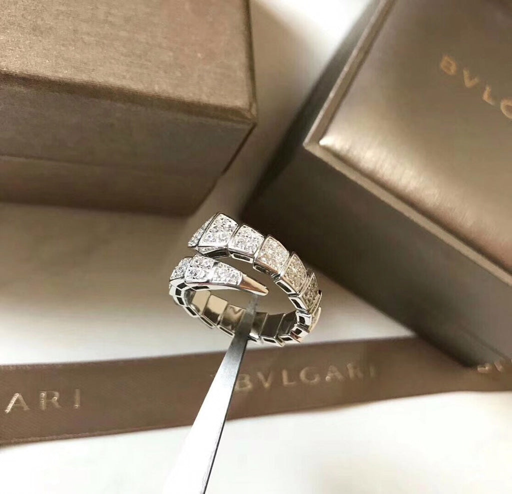 18K BVLGARI Serpenti Viper Ring