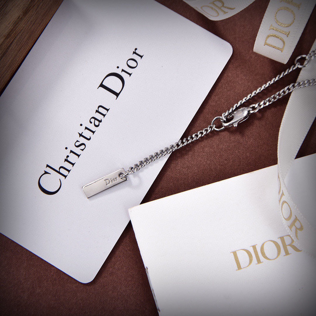 18K Dior Lock Necklace