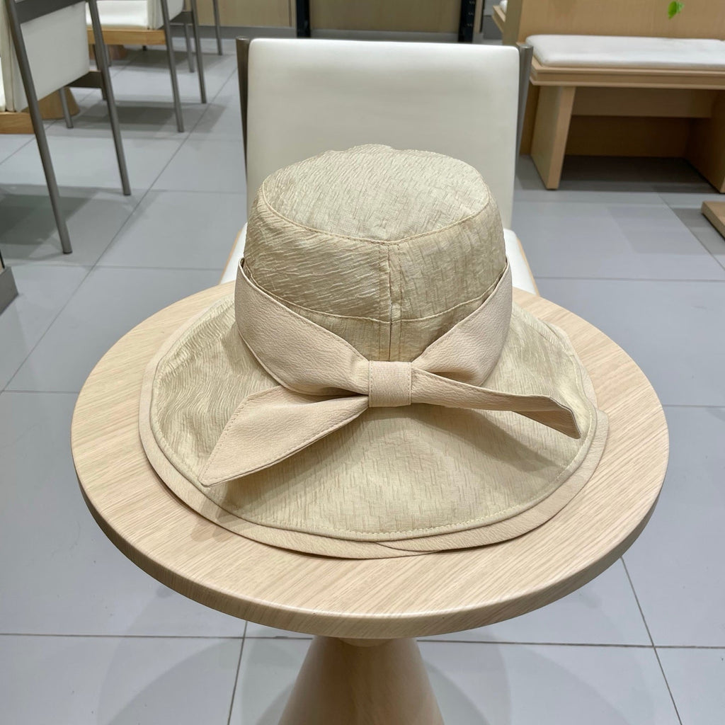 CELINE BUCKET HAT MODEL 650698 IN BEIGE FABRIC