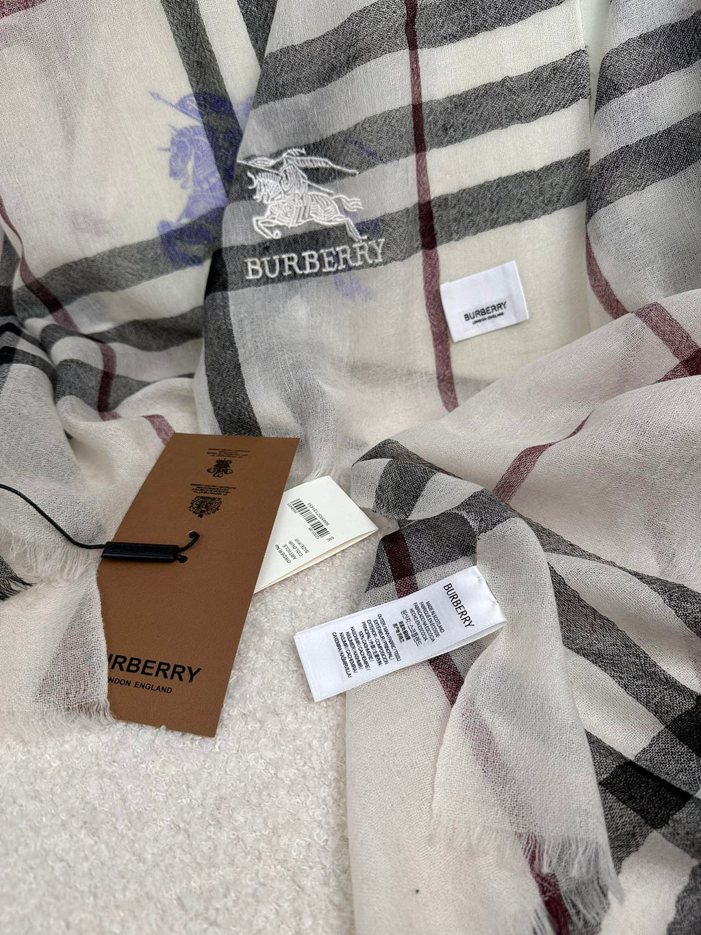 BBR SCARF 220 CM IN CASHMERE 490971