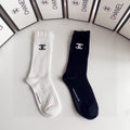 CHANEL CREW SOCKS 417460 ( 1 BOX )