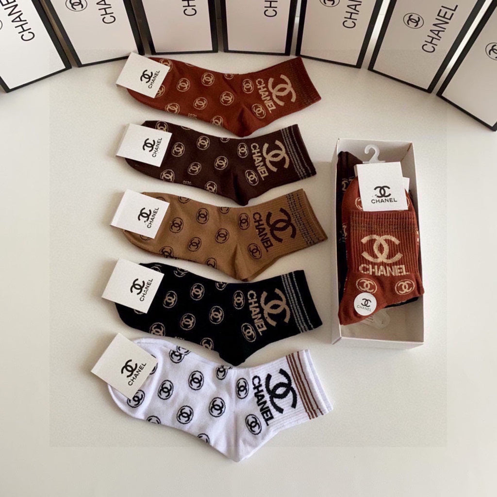 CHANEL LOW-CUT SOCKS 419035 (1 BOX )