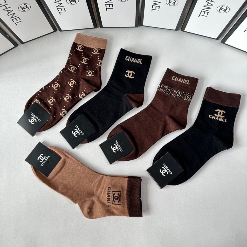 CHANEL LOW-CUT SOCKS 425662 ( 1 BOX )