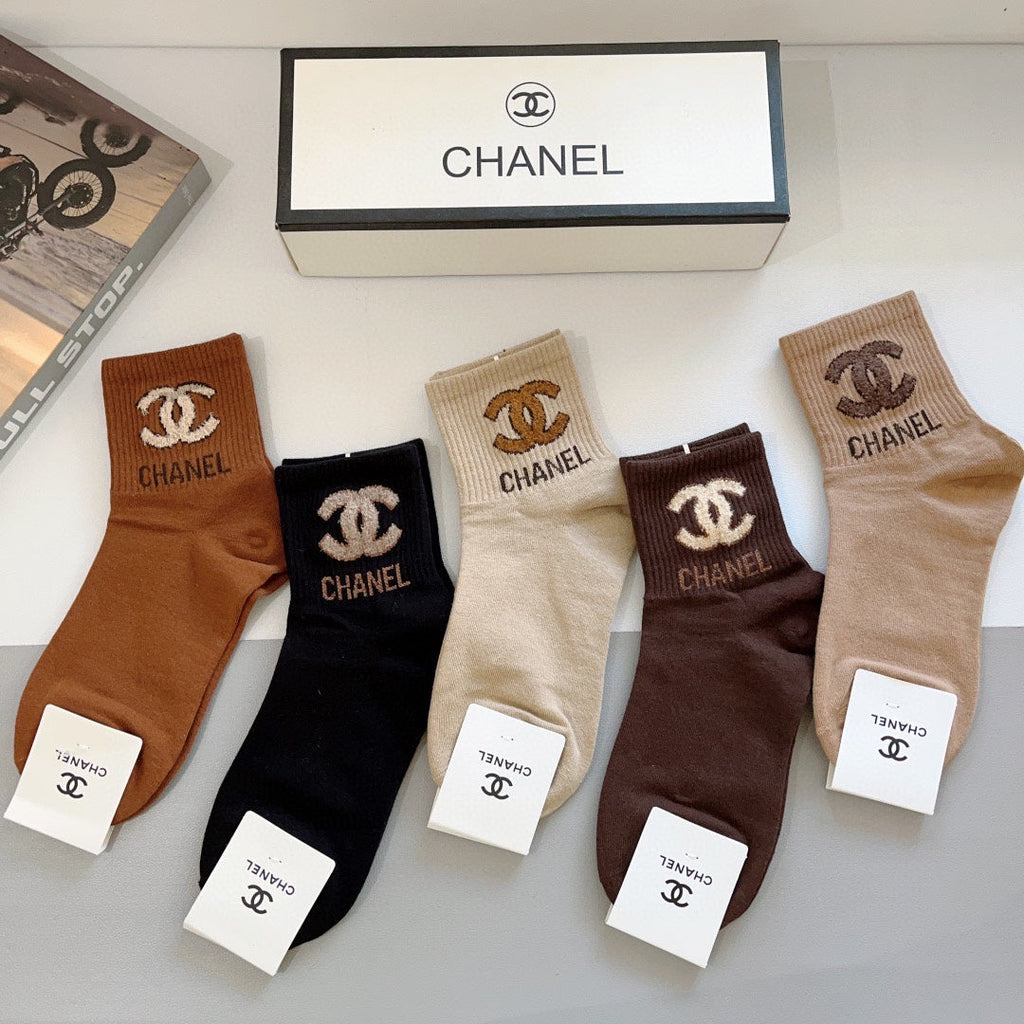 CHANEL LOW-CUT SOCKS 414580 ( 1 BOX )