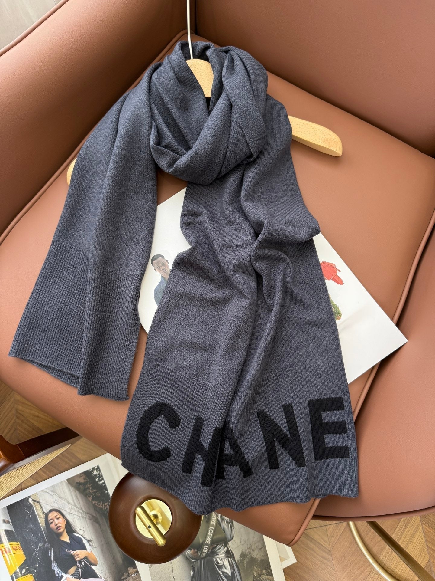 CHANEL 25S SCARF 170 CM IN CASHMERE 943080