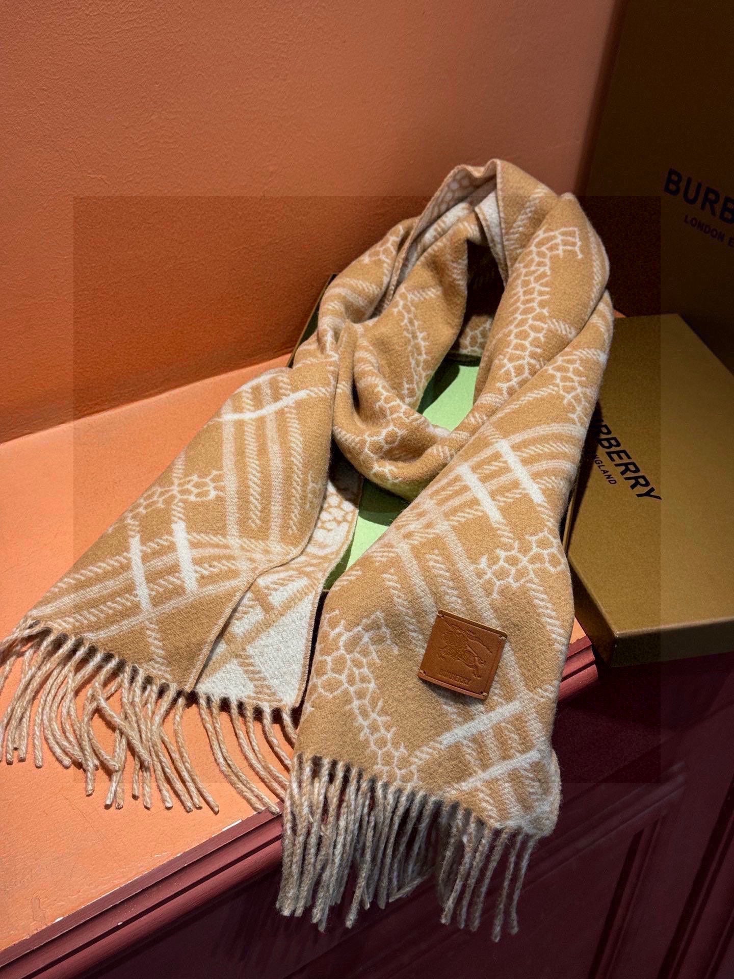 BBR SCARF 168 CM IN CASHMERE 730561