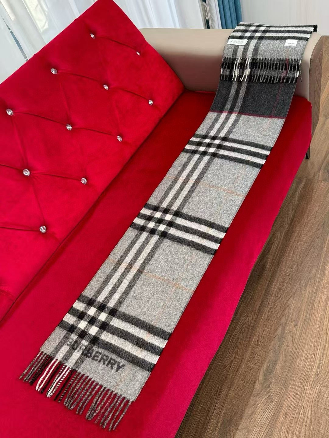 BBR SCARF 168 CM IN CASHMERE 540611