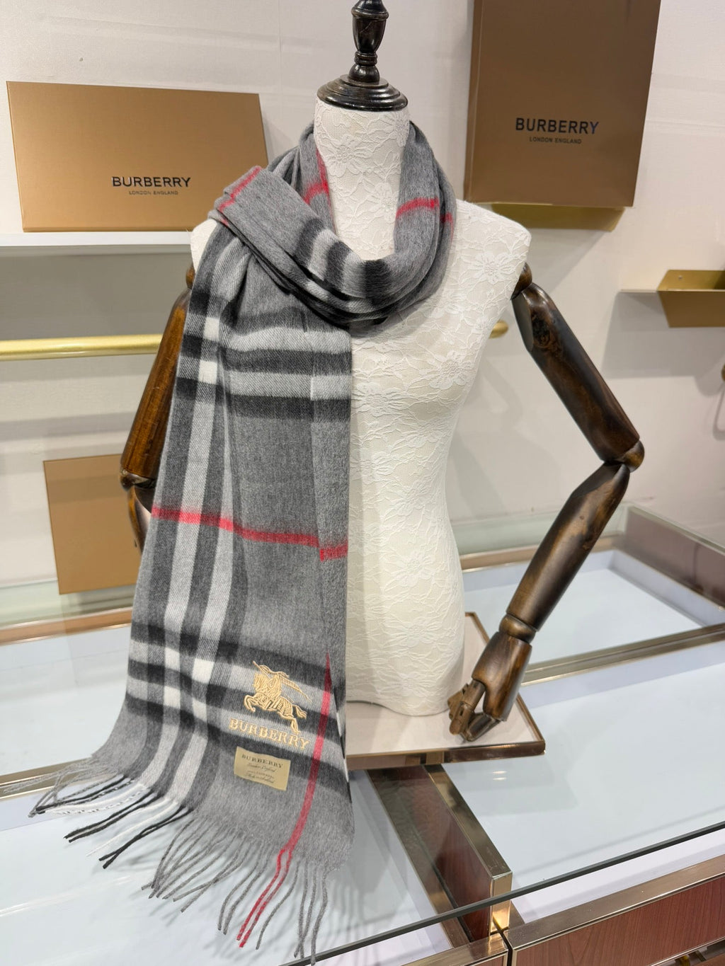 BBR SCARF 180 CM IN CASHMERE 732174