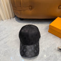 Monogram Print Adjustable Baseball Cap